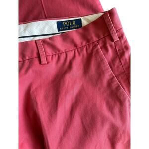 Polo Ralph Lauren Pants Mens Size 40 x 31 (Actual) Red Stretch Classic Fit Stain
